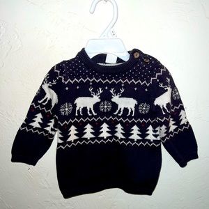 H&M Christmas/Holiday sweater for babies (size 3-6 months).